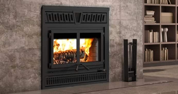 zero clearance wood fireplace